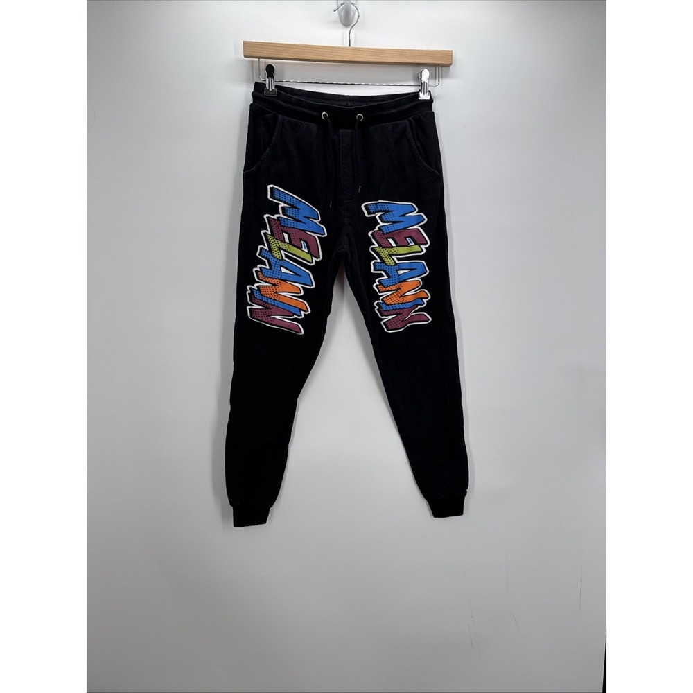 On Fire Graphic Melanin Black Sweatpants Joggers